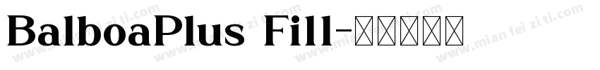 BalboaPlus Fi11字体转换